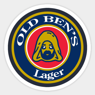 Old Ben's Lager Sticker